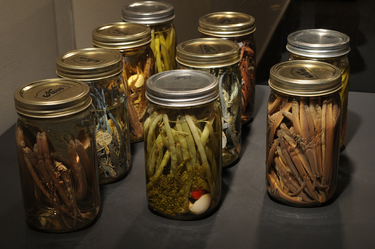 She Used The Silver Lids For Preserving Vegetables